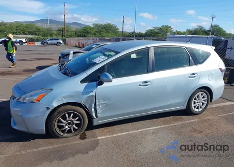 2014 Toyota Prius V Three from USA, damaged, VIN JTDZN3EU1E3341130